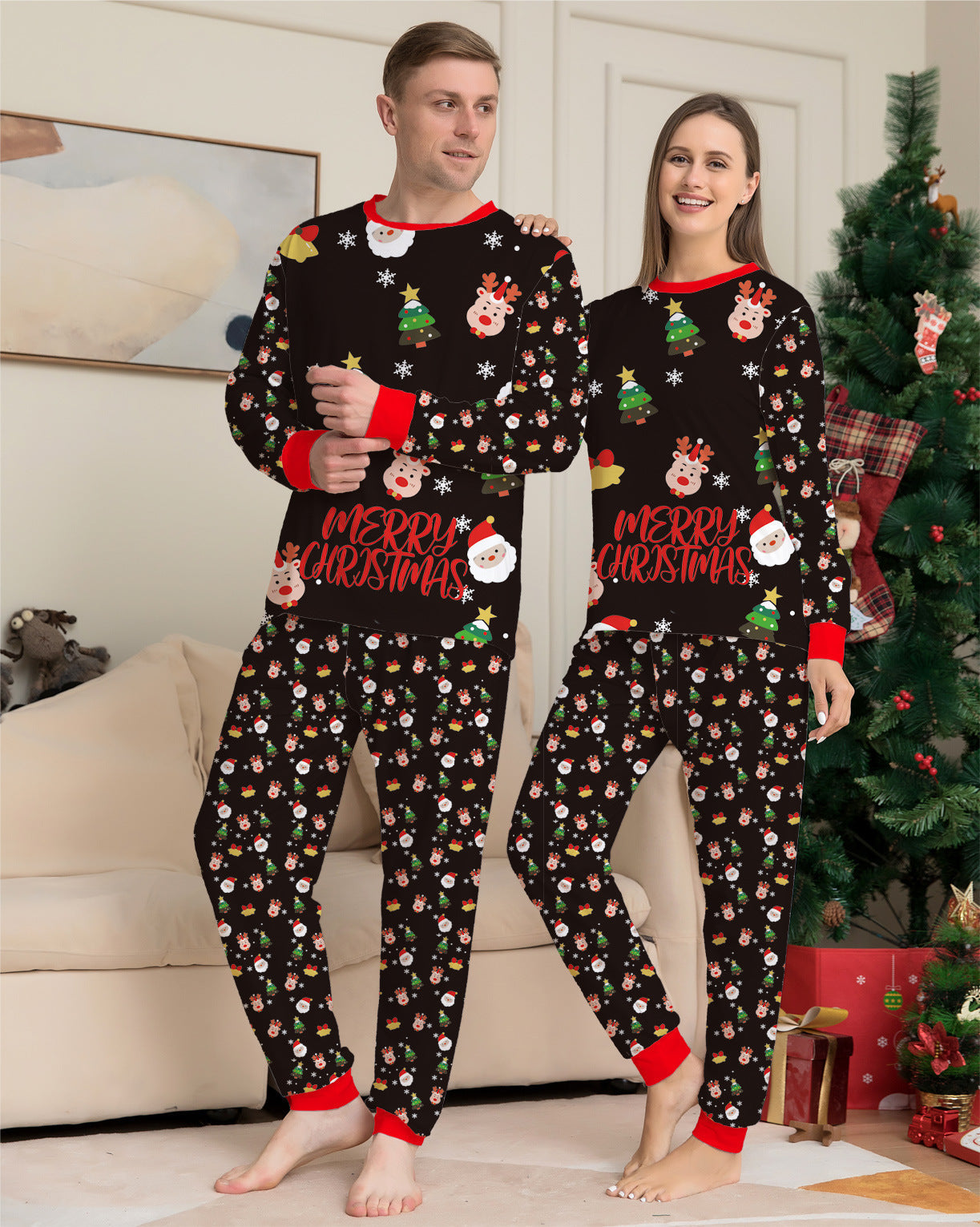 Family Christmas Matching Pajamas Set Christmas Pajamas For Family Christmas PJS Xmas Sleepwear CJ