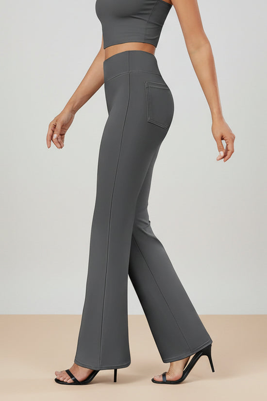 Business-casual High-waisted Stretch Trousers 