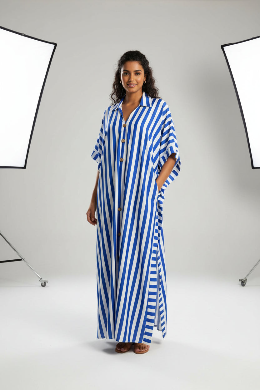 Casual Loose-fitting Dress African Style Plus Size Fashionable Long 