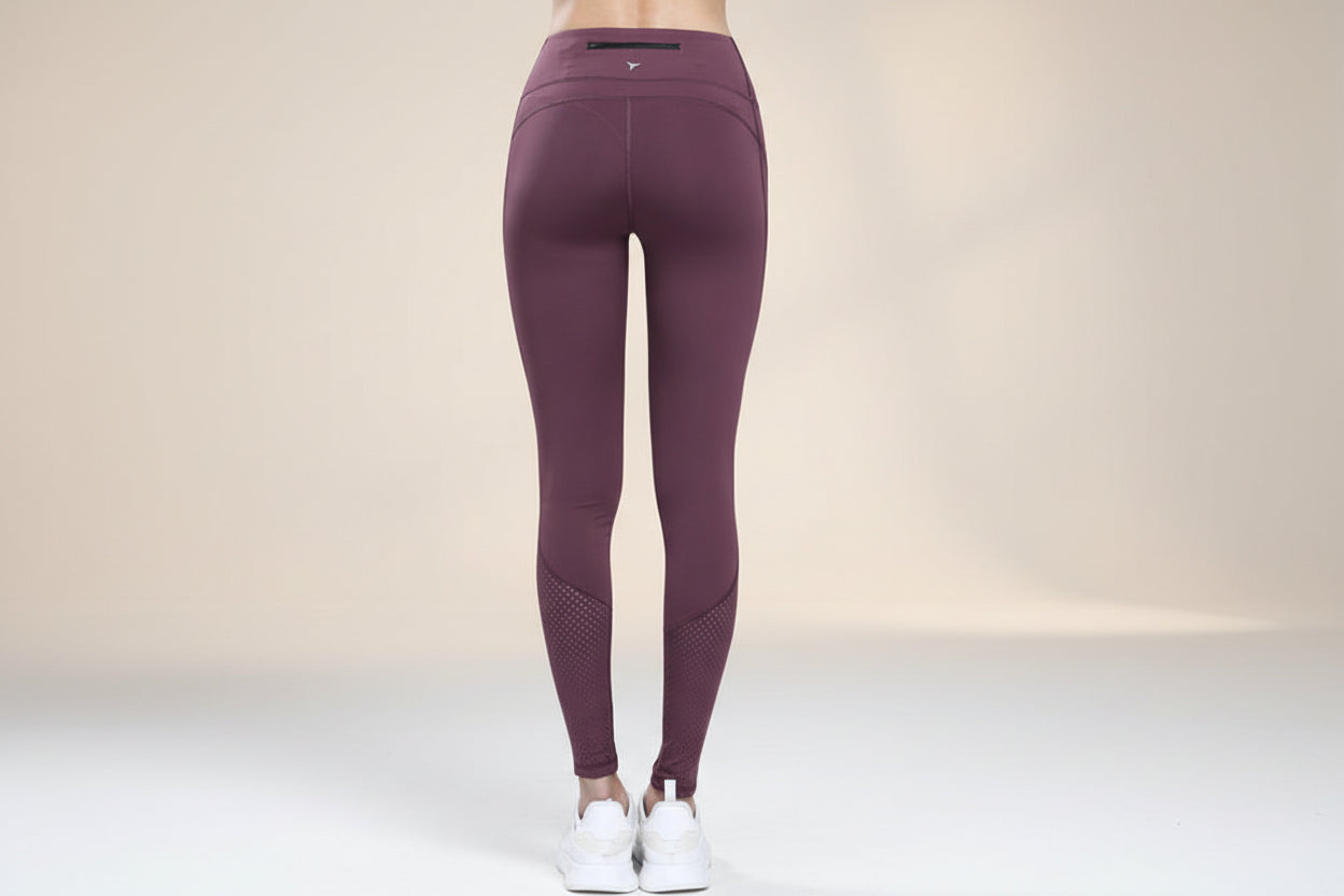 Seamless Tummy-Control Nude-Feel Running Yoga Fitness Pants 