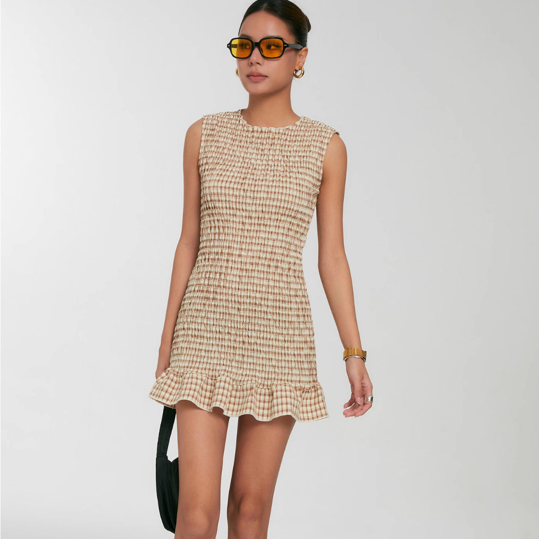 Waist Slimming Seaside Holiday Dress FitiqueFit