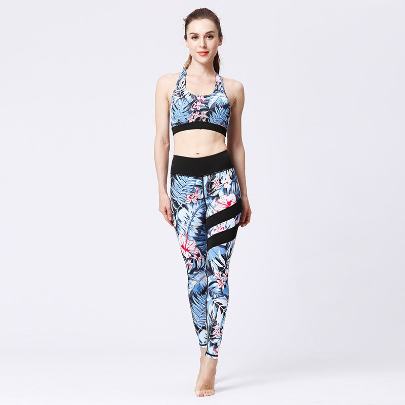 Yoga clothes female fitness two-piece suit FitiqueFit