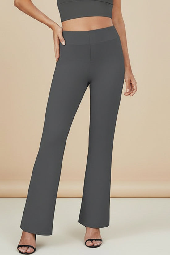 Business-casual High-waisted Stretch Trousers 