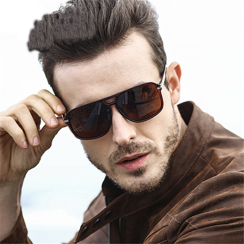 Oversized Sunglasses Men Polarized Mirror Goggles Driving Sun Glasses Man Brand Designer Retro HD Driver Sunglass eprolo