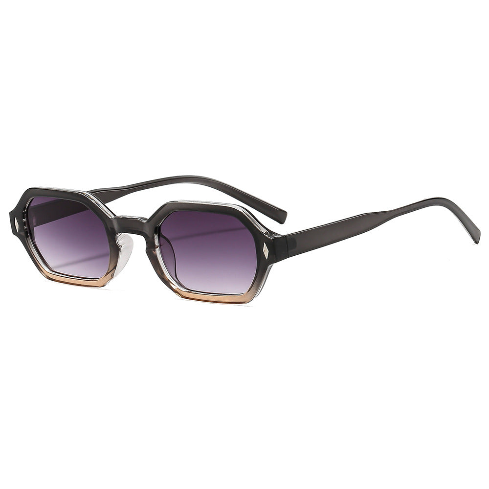 Polygonal Small-frame Sunglasses, European And American Style 