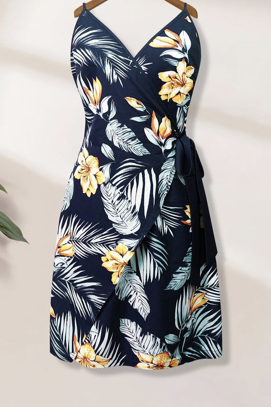 Ladies' Fashionable And Versatile Vacation Style Off Shoulder Lace Up Dress CJ