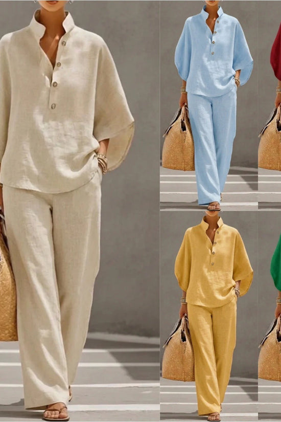 Women's Casual And Versatile Shirt Set Urban Outfit 