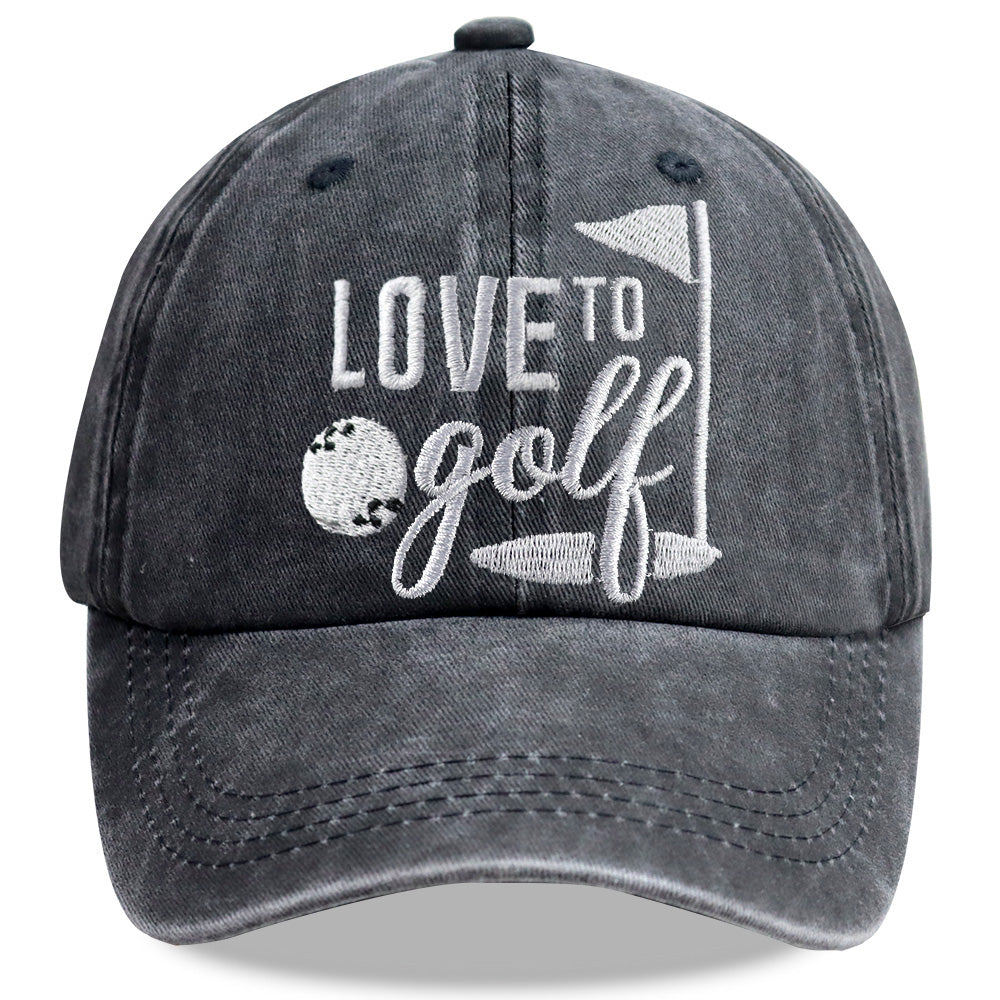 Golf Baseball Caps – Adjustable Embroidered Cotton Hats - FitiqueFit