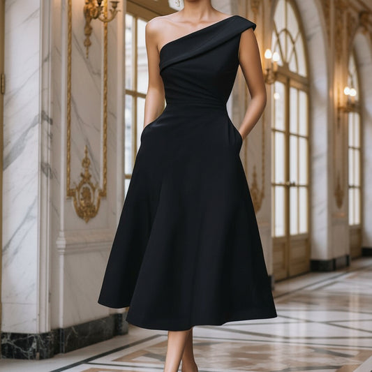 Sexy Off Shoulder Large Swing Women's Dress 
