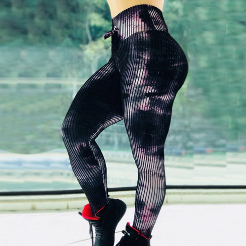 Printed High-Waist Leggings – Stretchy & Stylish Workout Wear FitiqueFit