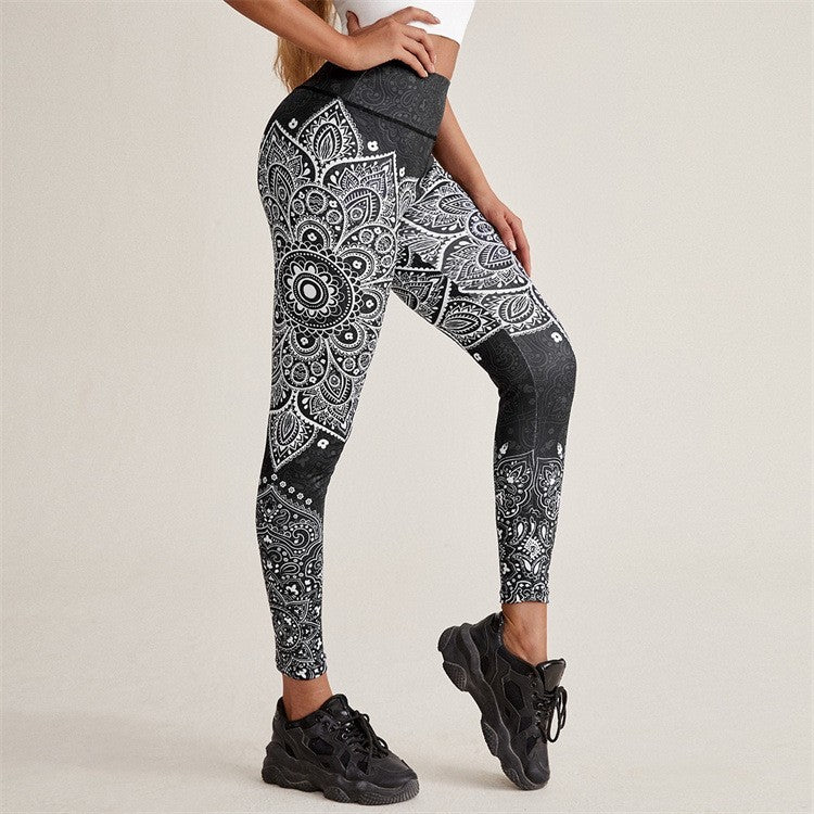 Running Workout Elastic Plus Size Yoga Leggings FitiqueFit