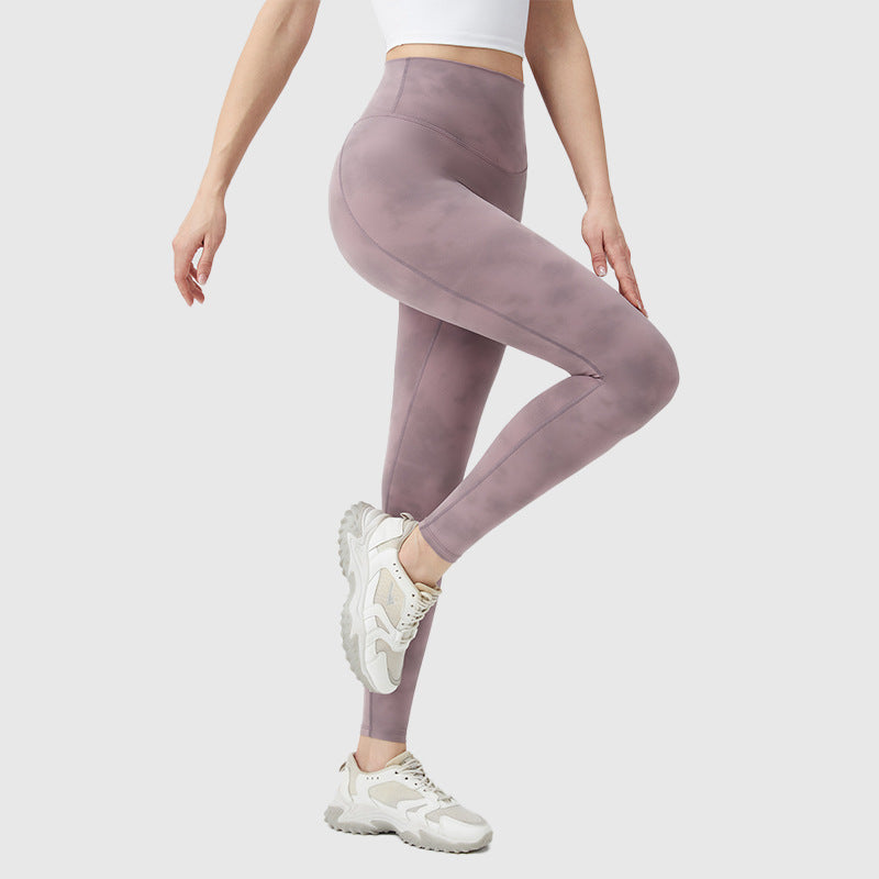 Women's Printed Nude Feel Yoga Trousers - FitiqueFit
