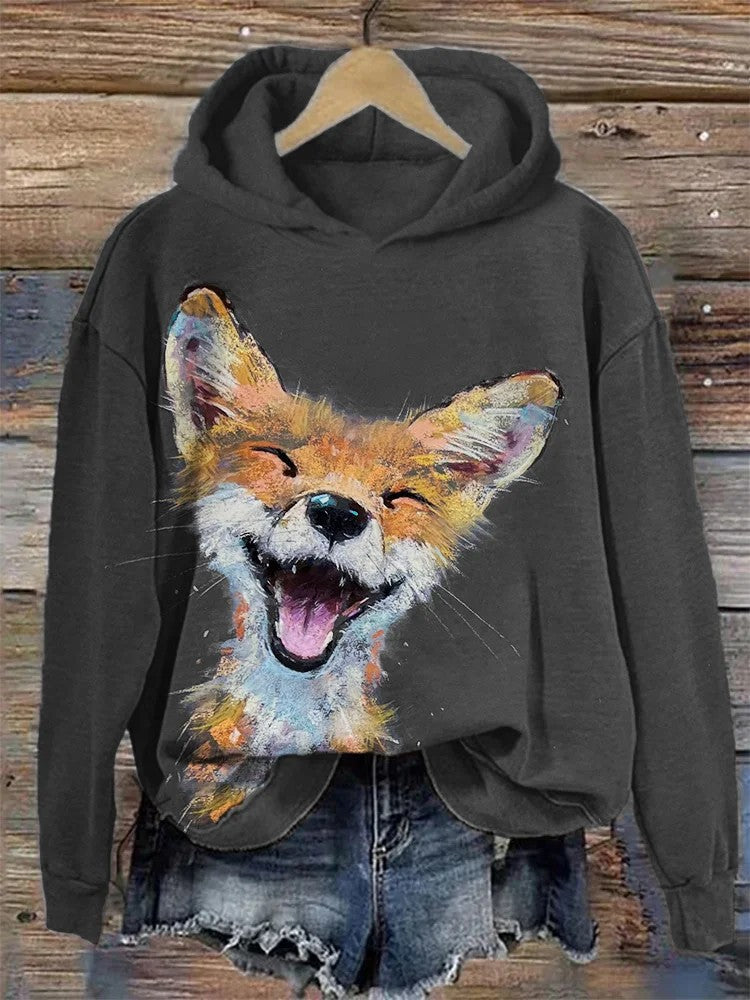 Womens 3D Digital Print Hoodie From Europe And The US 