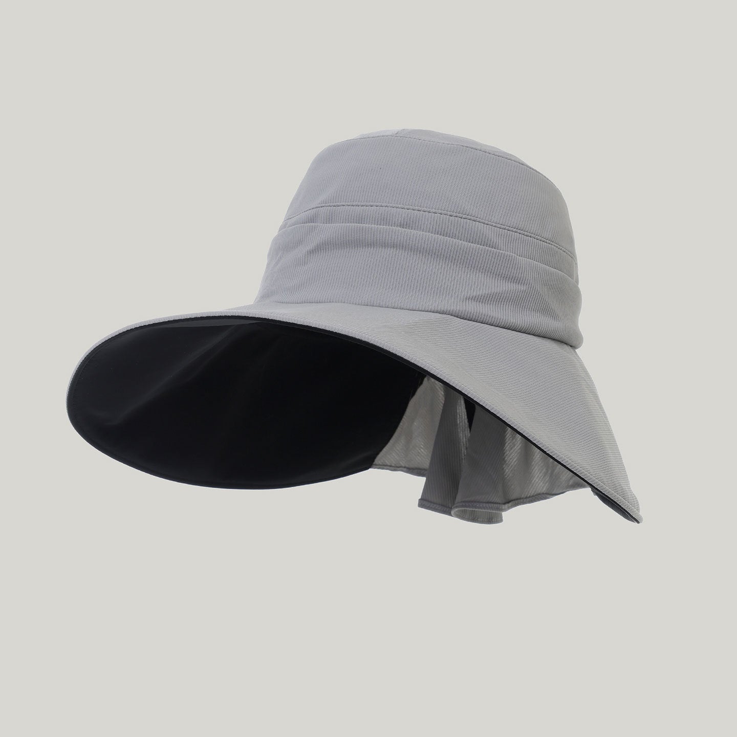 Cross-border Minimalist Light Board Vertical Stripe Wide-brimmed Sun Hat For Daily Outdoor Hiking And Climbing, Sun Protection Hat 