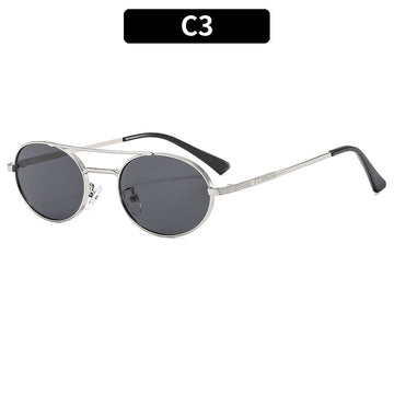Silver Frame Gray Lenses