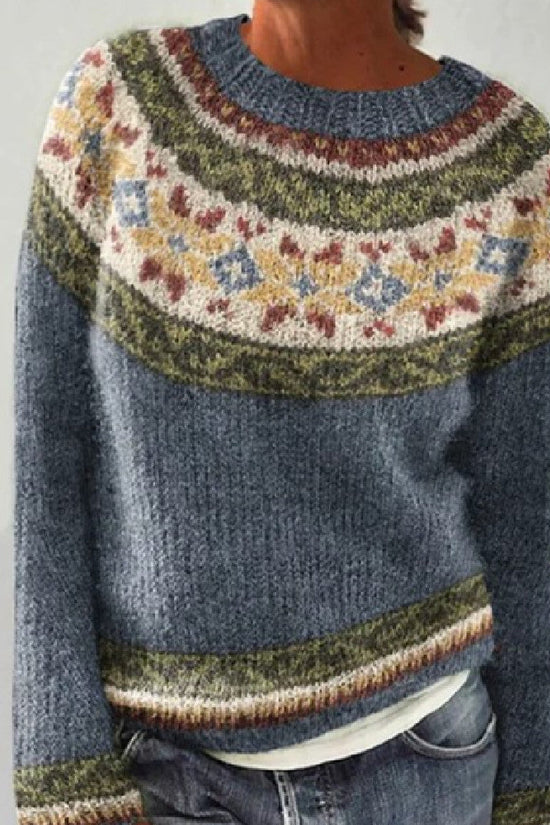 Women's Fashionable Pullover Sweater Top 