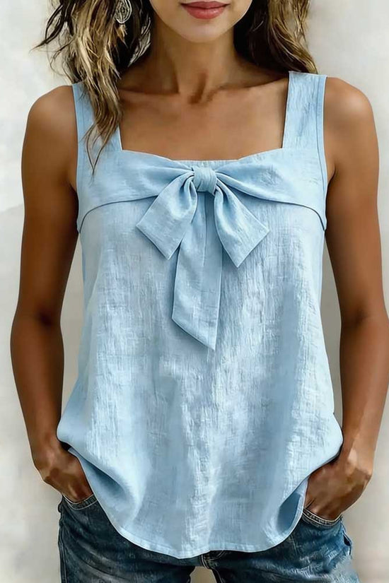 Women's Casual Square-Neck Sleeveless Tank Top 