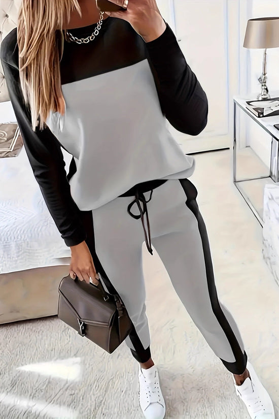 New Korean-style Casual Long-sleeve Trendy Hoodie Set 