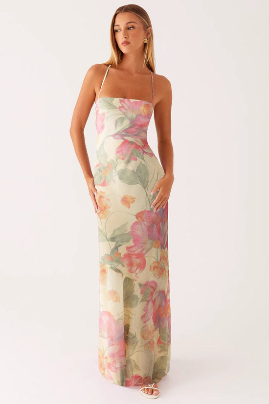 Womens Printed Sleeveless Strap Bodycon Dress 
