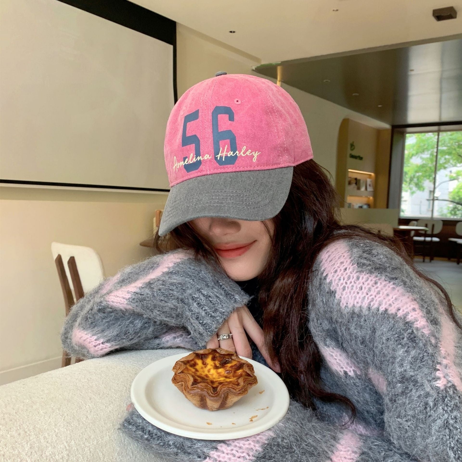 Plus-sized Deepening No 56 Baseball Cap Sun-proof Makes Your Face Look Smaller CJ