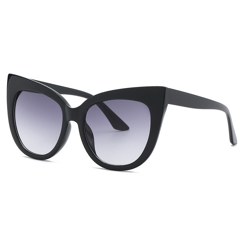New Brand  Star Style Luxury Sunglasses Women Oversized Cat Eye Sunglasses Female Vintage Round Big Frame Outdoor Sunglass UV400 eprolo