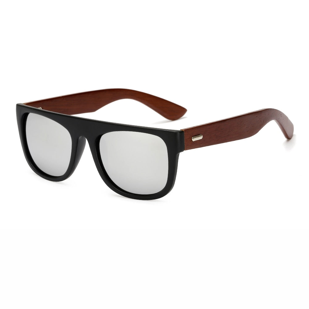 Bamboo Wooden Arms Sunglasses Men Women Black Sunglass Male UV400 Sun Glasses Driver Goggles Wooden Eyewear Shades eprolo
