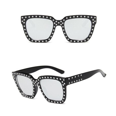 Sunglasses Women Crystal Decoration Sunglasses Female Rhinestones Sunglass Classic Square Brand Designer Sun Glasses Of Women eprolo