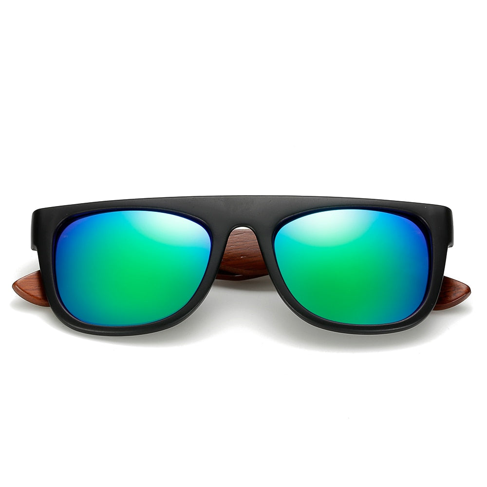 Bamboo Wooden Arms Sunglasses Men Women Black Sunglass Male UV400 Sun Glasses Driver Goggles Wooden Eyewear Shades eprolo