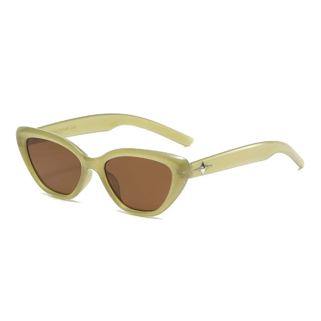 Fashion Cat Eye Sunglasses Women Men Classic Rice Nail Design Vintage Sun Glasses For Ladies Shades UV400 Trending Sunglass eprolo