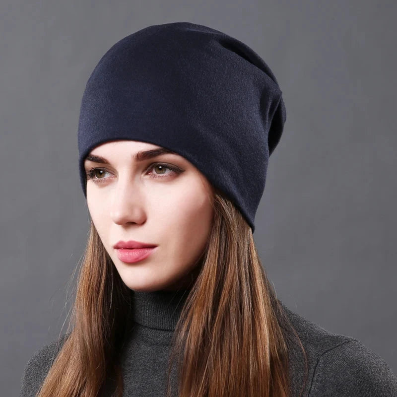 CNTANG New Autumn Winter Beanie Cotton Hat For Women Fashion Men Hip Hop Caps Casual Female Knitted Skullies Bonnets Warm Hats FitiqueFit