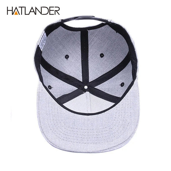Raised Flag Embroidery Snapback Cap FitiqueFit