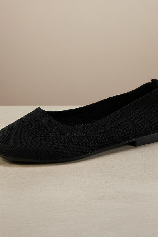 Large Size Flying Woven Women's Shoes Shallow Mouth Mesh Breathable CJ