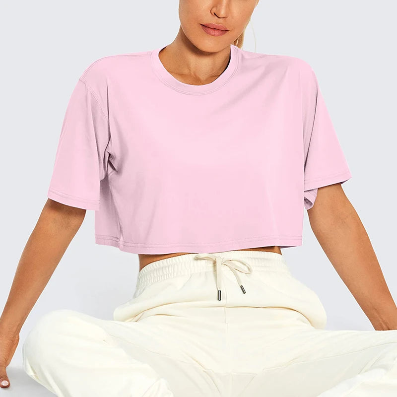 Y2K Harajuku White Crop Top – Women's Summer Streetwear Tee FitiqueFit