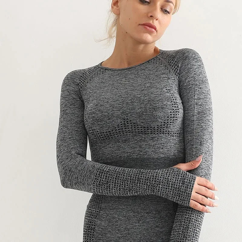 Seamless Yoga Crop Top for Women FitiqueFit