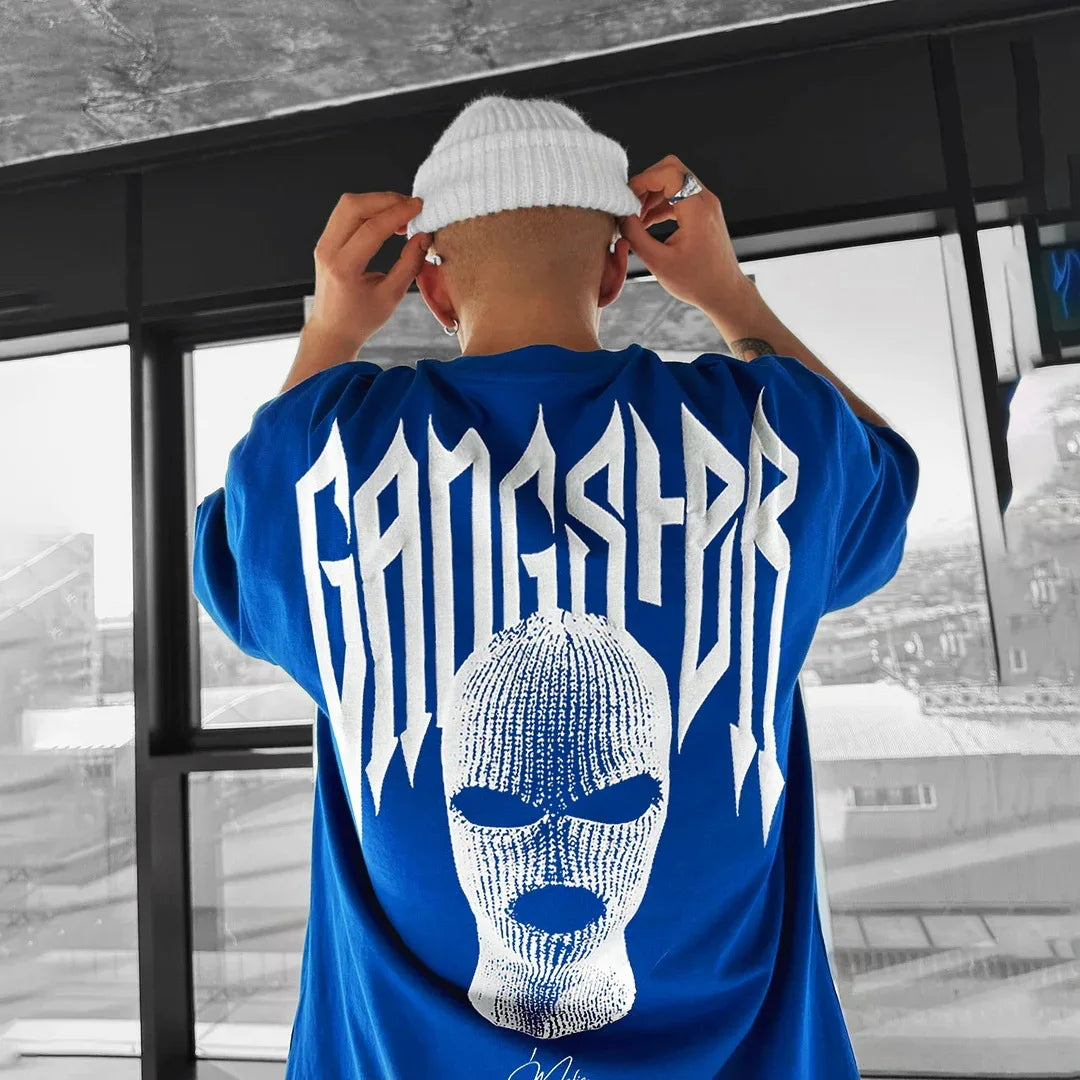 👕 Masked Persona Oversized Harajuku T-Shirt FitiqueFit