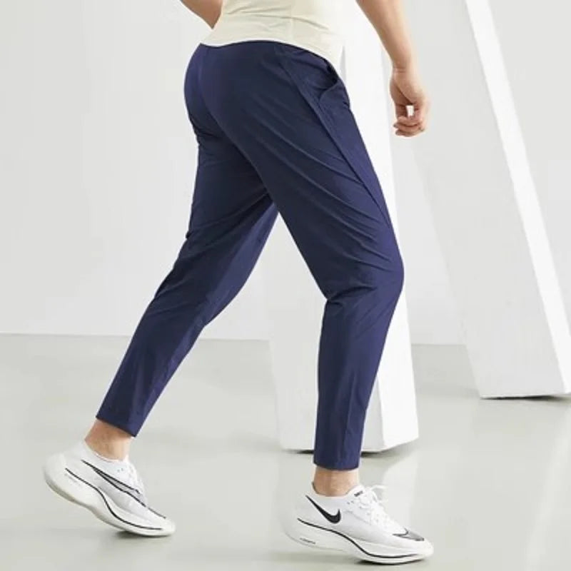 Men's Running Pants Sportswear Jogging Sweatpants Quick Dry Thin Tracksuit Elastic Gym Fitness Trousers Training Sport Pants Men FitiqueFit