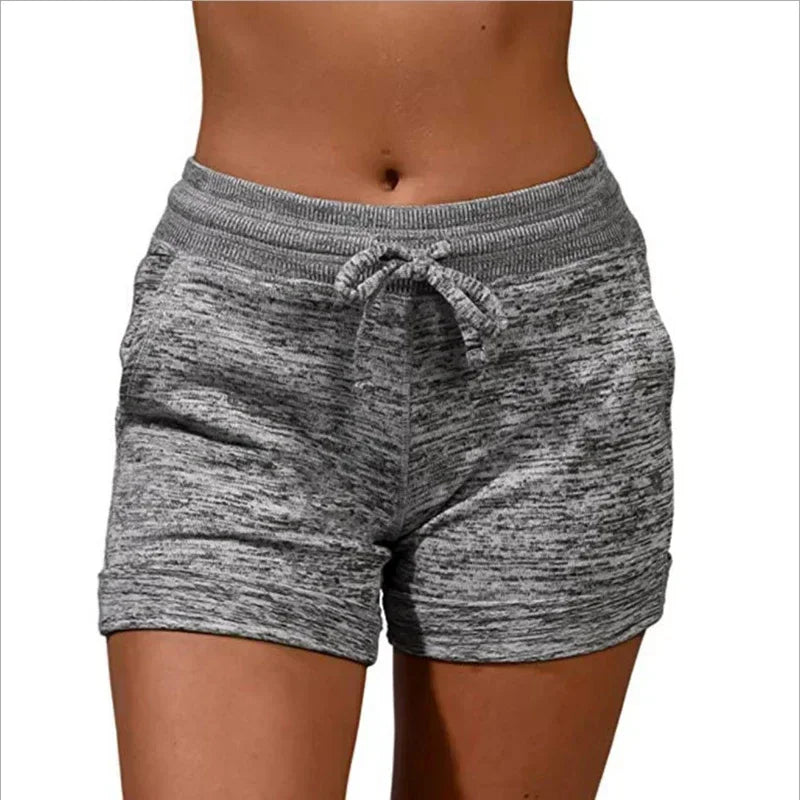 Nordic Letter Yoga Shorts | Abstract FIIA-Inspired Print Workout Pants FitiqueFit