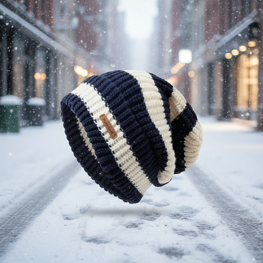 Unisex Female Beanies Casual Stacking Knitted Bonnet Caps Winter Warm Hats for Women Men Hats Stripe Hip Hop MZr10 FitiqueFit