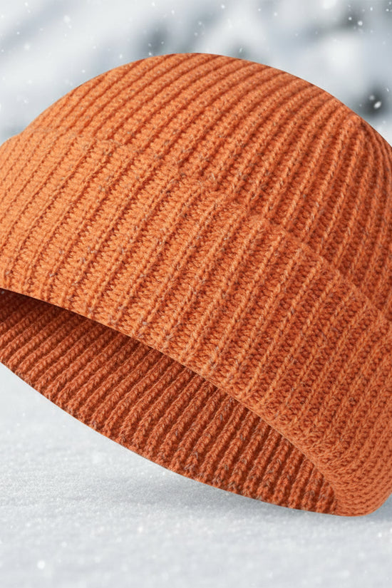 Unisex Winter Reflective Beanies High Visibility Noctilucent Reflective Knit Hat Glow In Dark for Winter Night Walks FitiqueFit