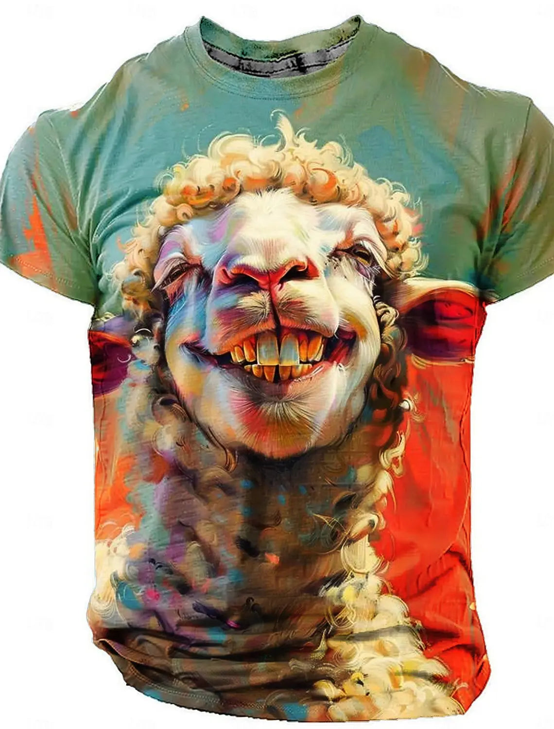 Men's Animal Funny T Shirt Short Sleeve T shirt 3D Print O-Neck Shirt Exaggerated Designer Party Summer Casual Clothing Apparel FitiqueFit