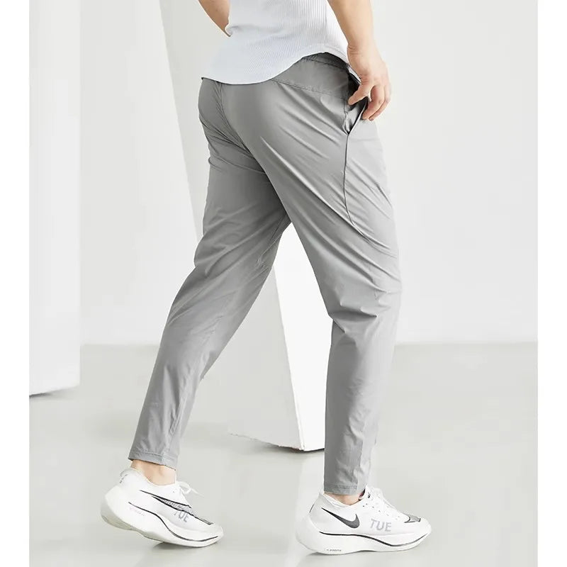 Men's Running Pants Sportswear Jogging Sweatpants Quick Dry Thin Tracksuit Elastic Gym Fitness Trousers Training Sport Pants Men FitiqueFit