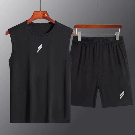 🏃‍♂️ Men's Summer Mesh Quick-Dry Fitness Set FitiqueFit