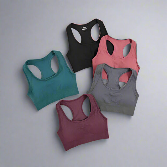 WAREBALL Tank Top Women Female Gym Yoga Bra Padded Sports Bra Removable Workout Push Up Crop Top Fitness Bra Athletic Sportswear FitiqueFit
