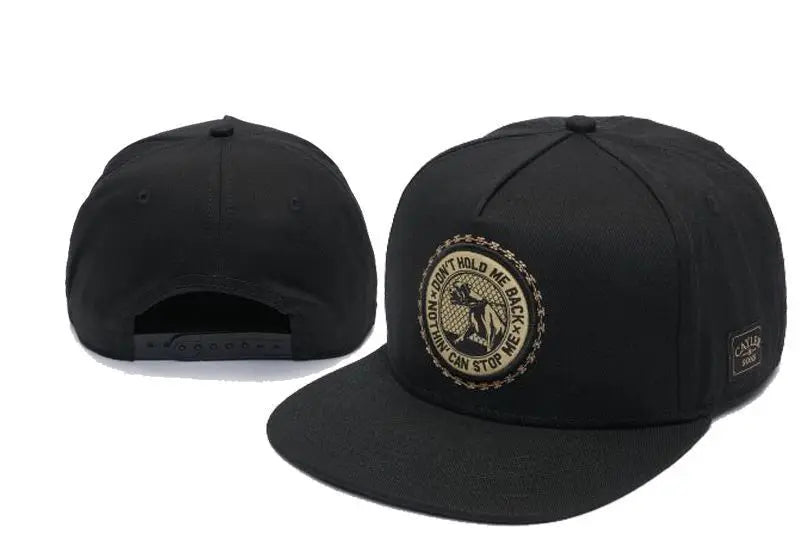 Skull Hand Snapback Hat – Flat Bill Adjustable Baseball Cap FitiqueFit