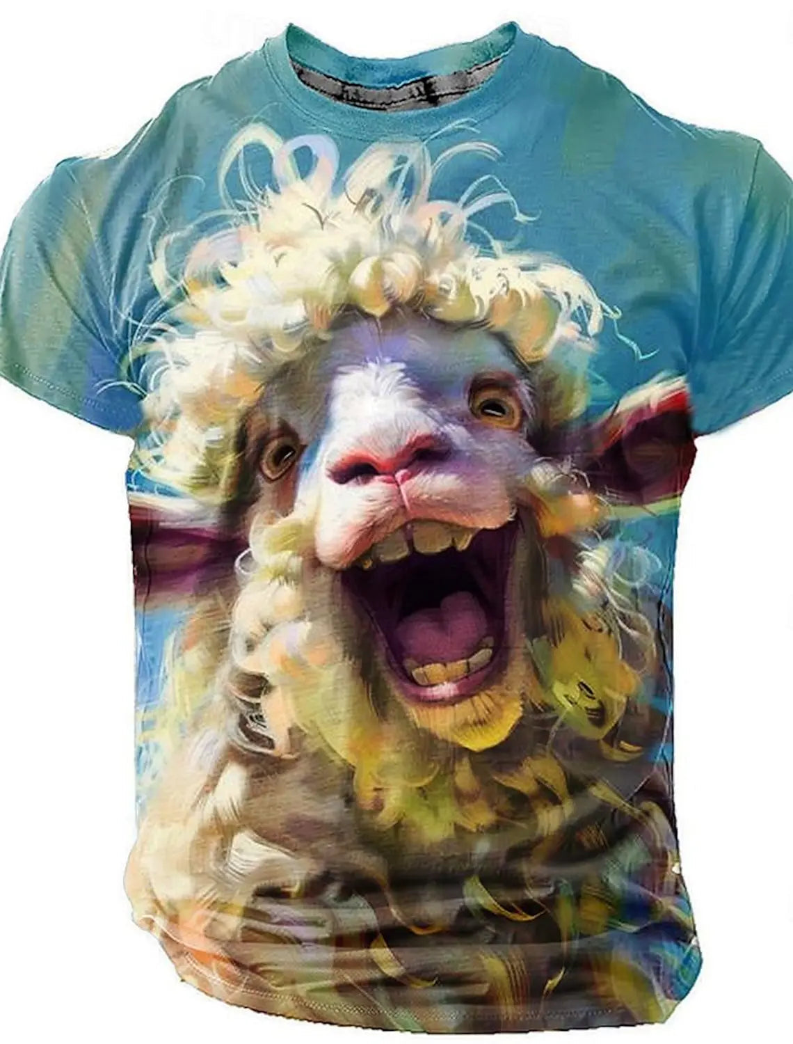 Men's Animal Funny T Shirt Short Sleeve T shirt 3D Print O-Neck Shirt Exaggerated Designer Party Summer Casual Clothing Apparel FitiqueFit