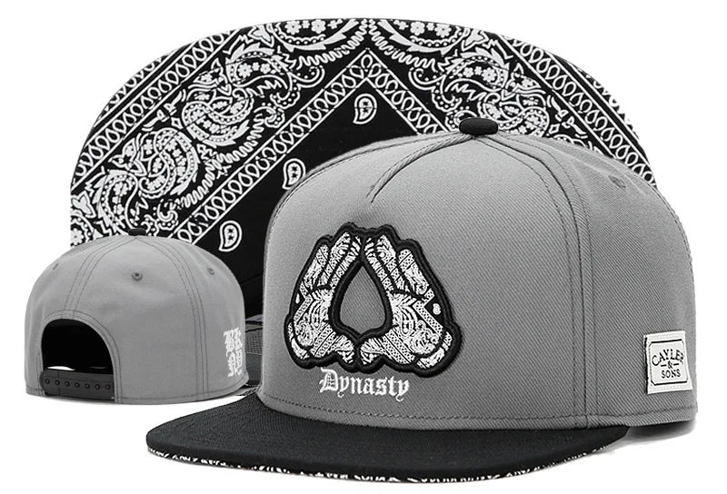 Classic Snapback Hat – Flat Bill Adjustable Baseball Cap FitiqueFit
