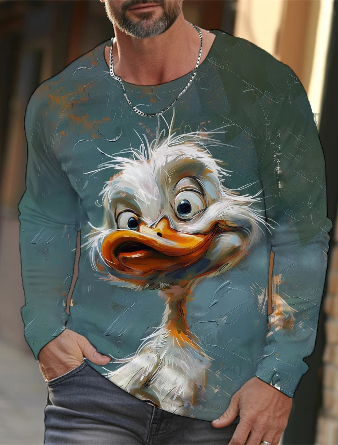 🐅 3D Animal Print Long Sleeve T-Shirt – Harajuku Hip-Hop Streetwear FitiqueFit