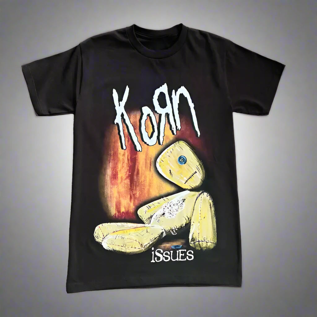 Korn Issues Graphic Tee Printed Summer Luxury Brand Cotton Men's and Women's T-shirt Short Sleeve FitiqueFit
