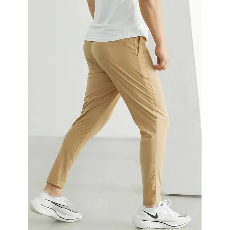 Men's Running Pants Sportswear Jogging Sweatpants Quick Dry Thin Tracksuit Elastic Gym Fitness Trousers Training Sport Pants Men FitiqueFit