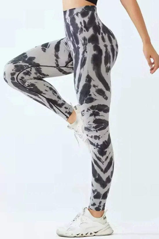 🧘‍♀️ Tie-Dye Seamless High-Waist Scrunch Butt Leggings FitiqueFit